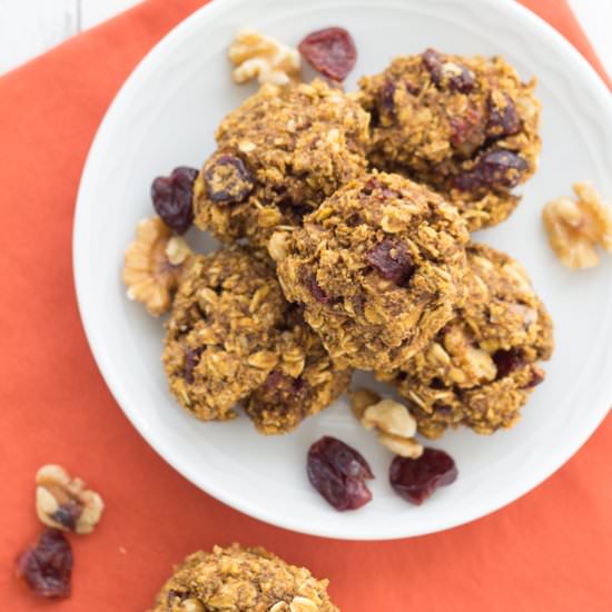Pumpkin Breakfast Cookies