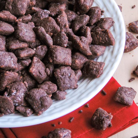 Brownie Batter Puppy Chow