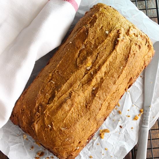 Simple Pumpkin Pie Bread