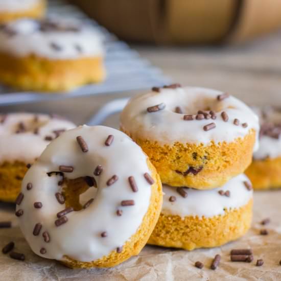 Mini Baked Pumpkin Chocolate Chip