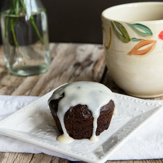 Chocolate Caramel Latte Muffins