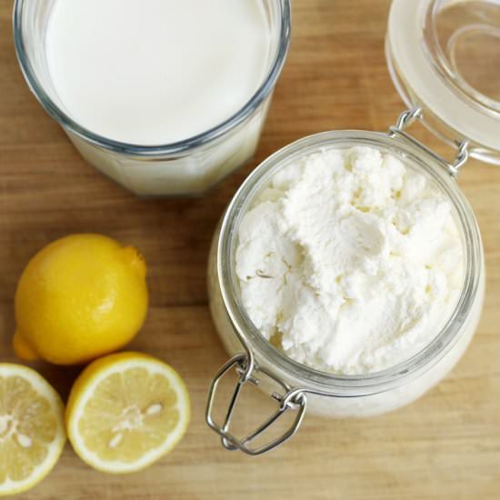 Simple Homemade Ricotta