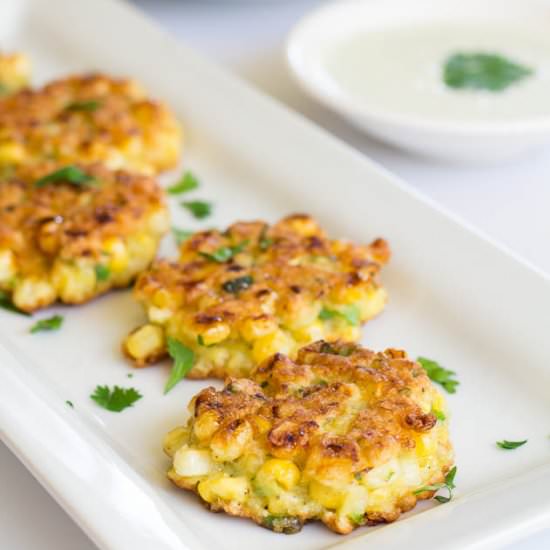 Mini Sweet Corn Fritters