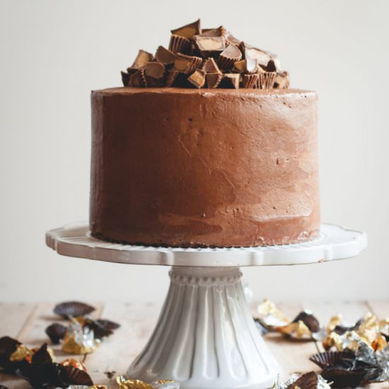 Chocolate Peanut Butter Cup Cake