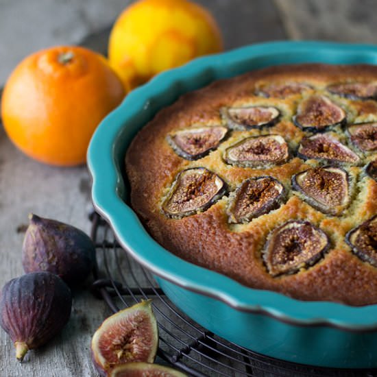Orange, Anise, Fig Olive Oil Cake
