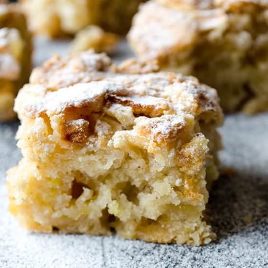 Cinnamon Apple Crumb Bars