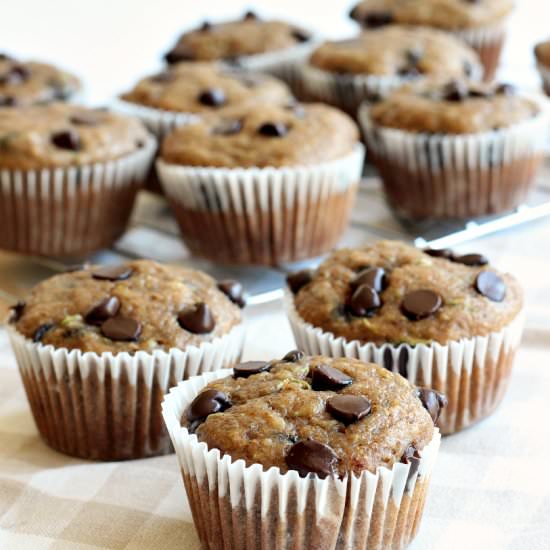 Banana Chocolate Chip Muffins