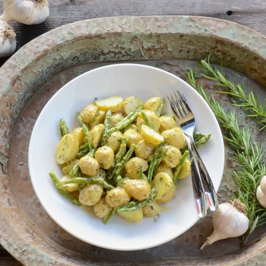 Potaoes and Bean Salad