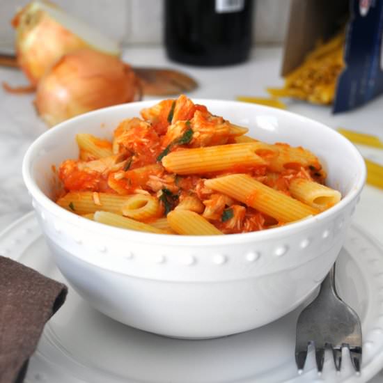 Penne Pasta with Tuna Sauce