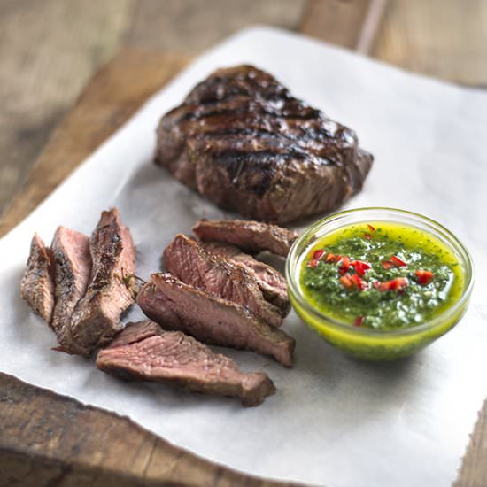 Steak with Chimichurri