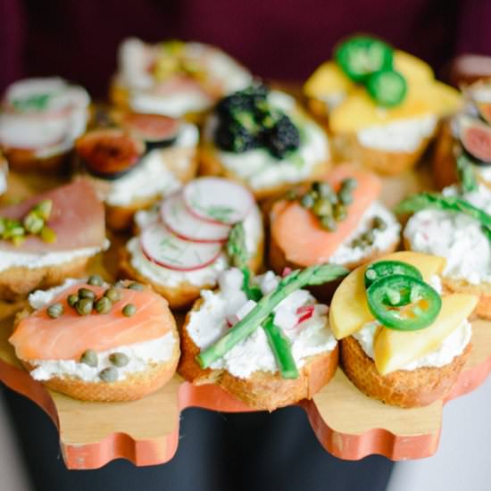 Crostini 7 Ways