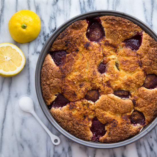 Purple Plum Cake