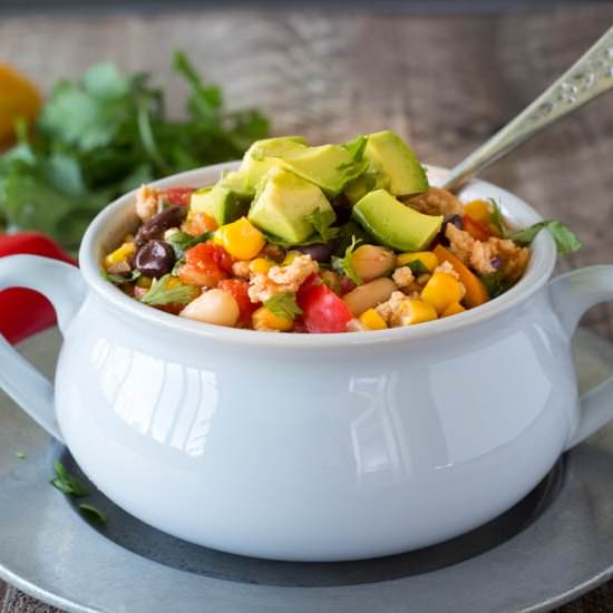 One Pot Chicken Taco Soup