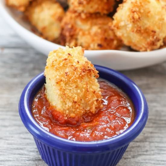 Crunchy Baked Parmesan Chicken Bite