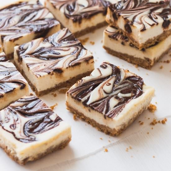 Nutella Swirl Cheesecake