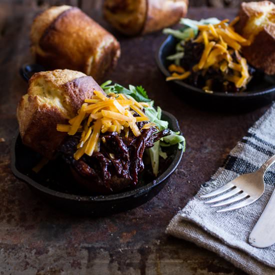 Crockpot BBQ Beer Pulled Chicken