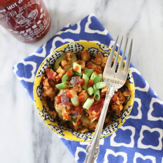 Vegan Veggie Breakfast Scramble