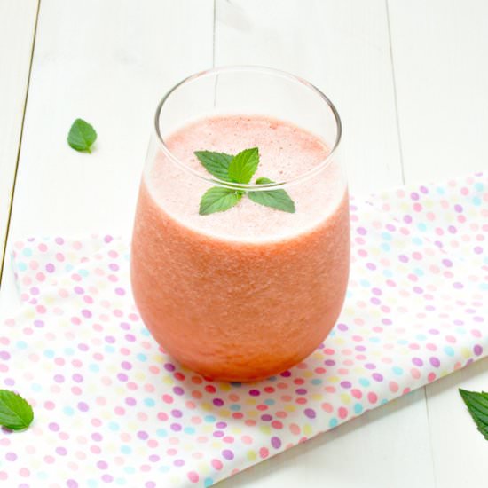 Watermelon and Strawberry Smoothie