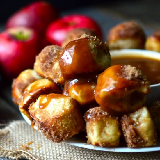Caramel Apple Pretzel Bites