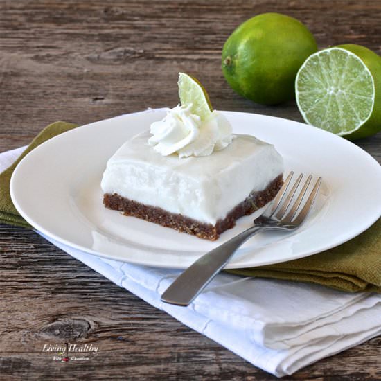 Paleo Key Lime Pie Bars