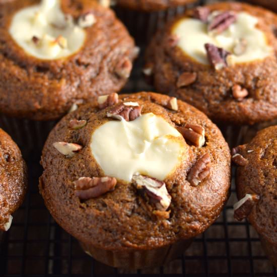 Pumpkin Cream Cheese Muffins