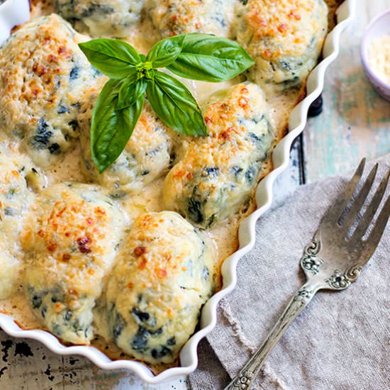 Spinach and Ricotta Gnudi