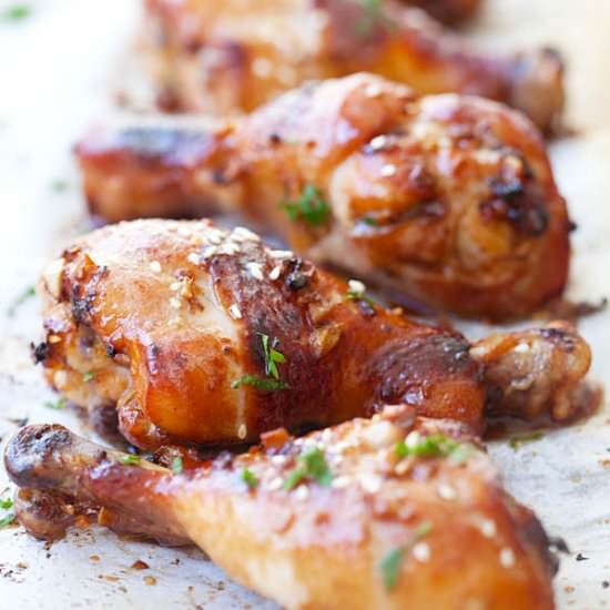 Ginger Garlic Baked Chicken