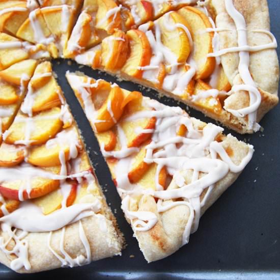 Peaches and Cream Galette
