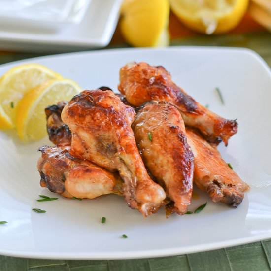 Honey Lemon Chicken Wings