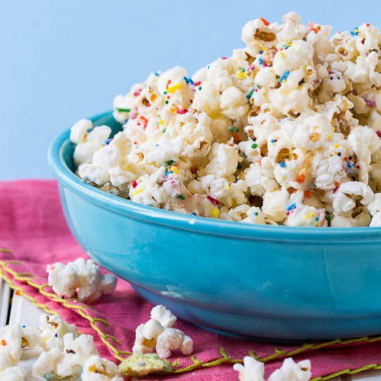 Cake Batter Popcorn