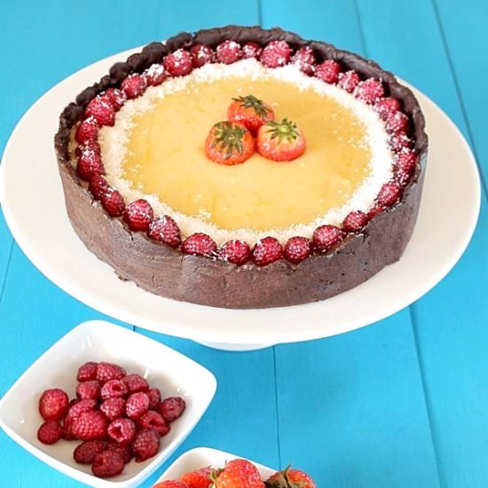 Lemon Chocolate Tart