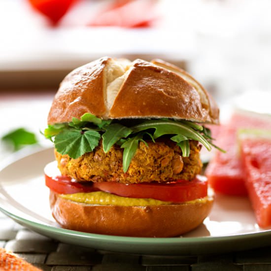 Pumpkin Seed Protein Burgers