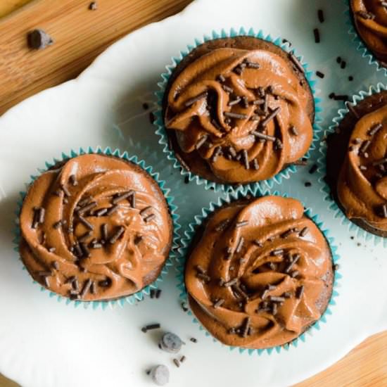 Death By Chocolate Nutella Cupcakes