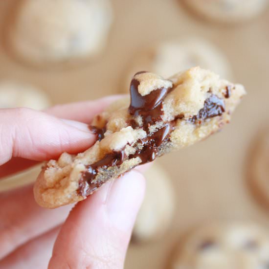 Coconut Oil Chocolate Chip Cookies