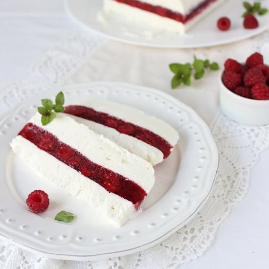 Mascarpone Raspberry Semifreddo
