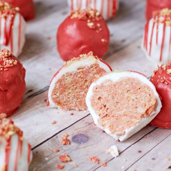 Krispie Fruit Punch Truffles