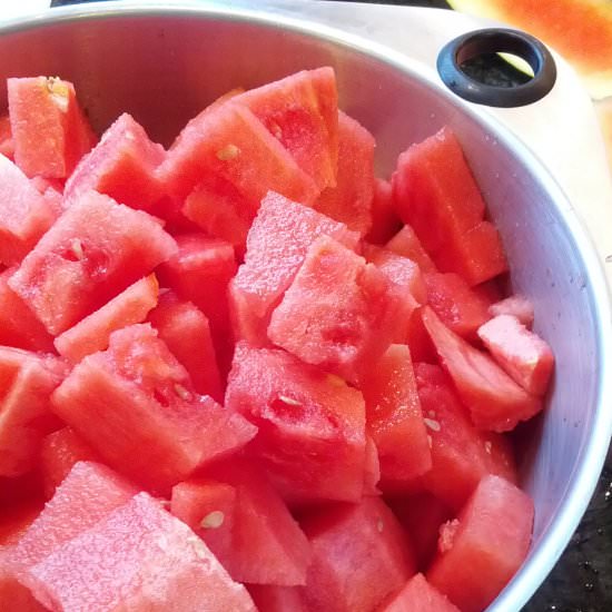 How to Peel a Watermelon