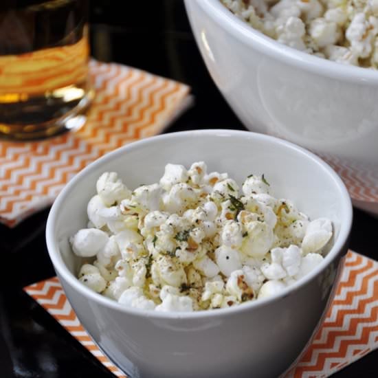 Rosemary and Black Pepper Popcorn