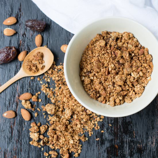 Salted Caramel Coconut Granola