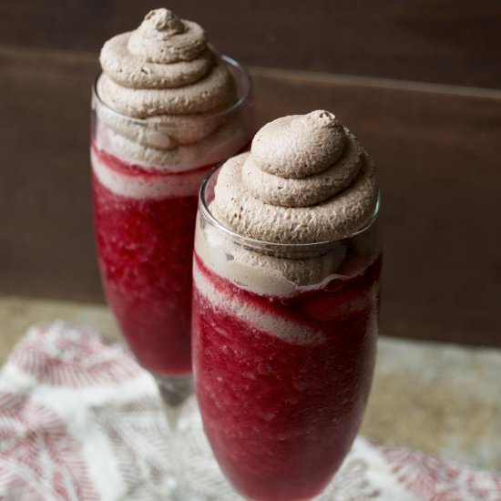Raspberry Red Wine Slushy