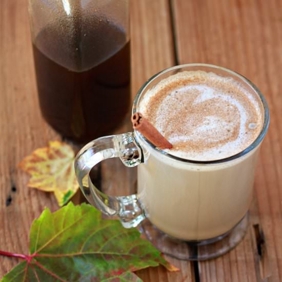 Healthier Pumpkin Spice Syrup