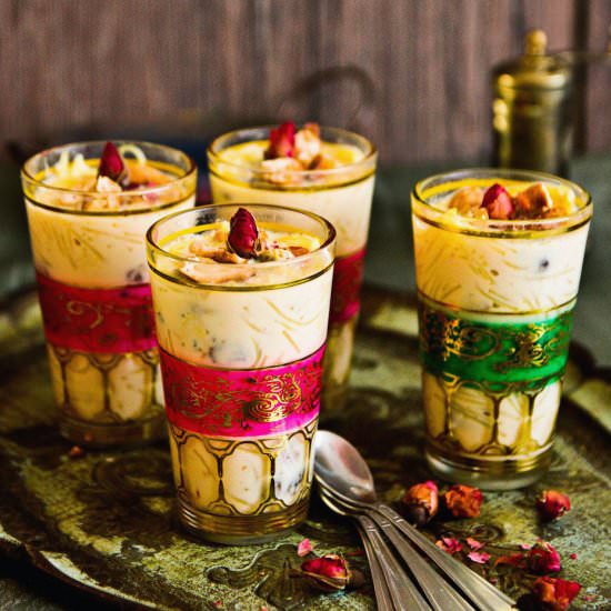 Saffron & Rose Indian Pudding