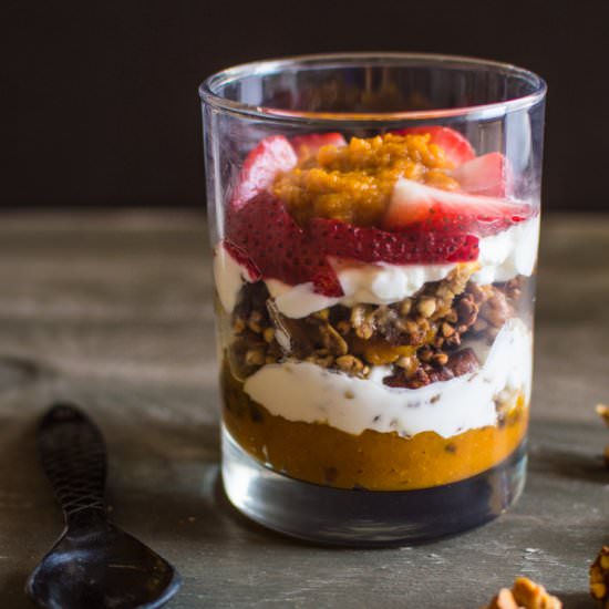 Pumpkin Pie Yogurt Parfait