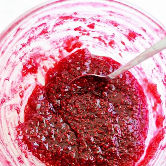 Microwave Raspberry Jam
