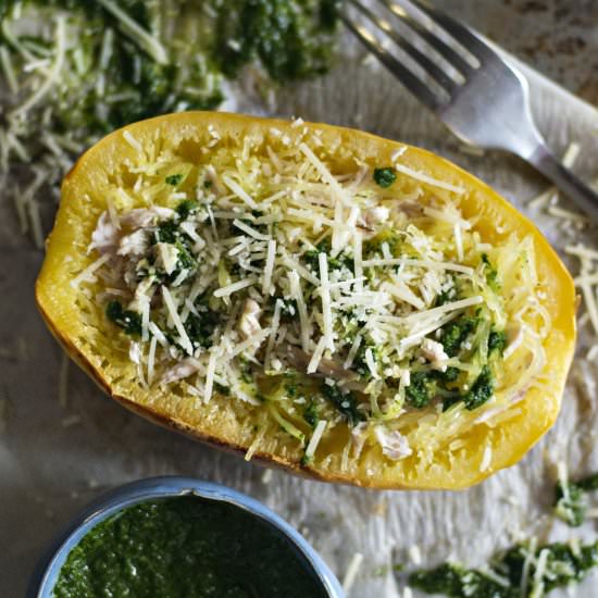 Spaghetti Squash with Chicken