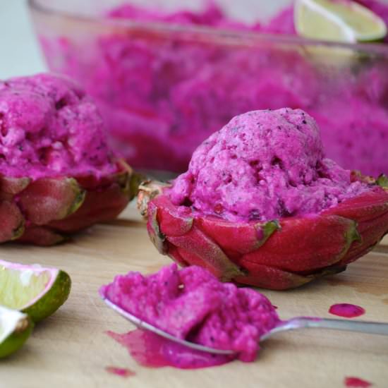 Dragonfruit Sorbet / Ice Cream