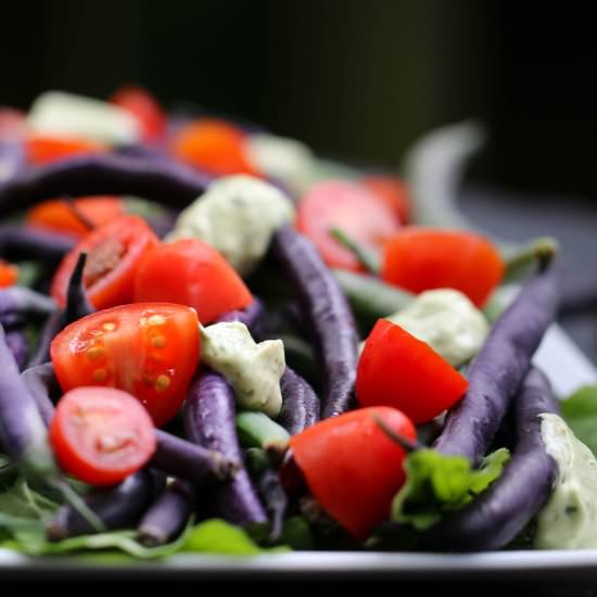 Beans With Avocado Green Goddess