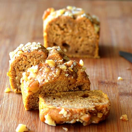 Pumpkin Banana Nut Bread