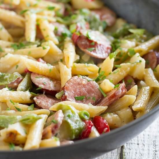 Skillet Pasta with Sausage