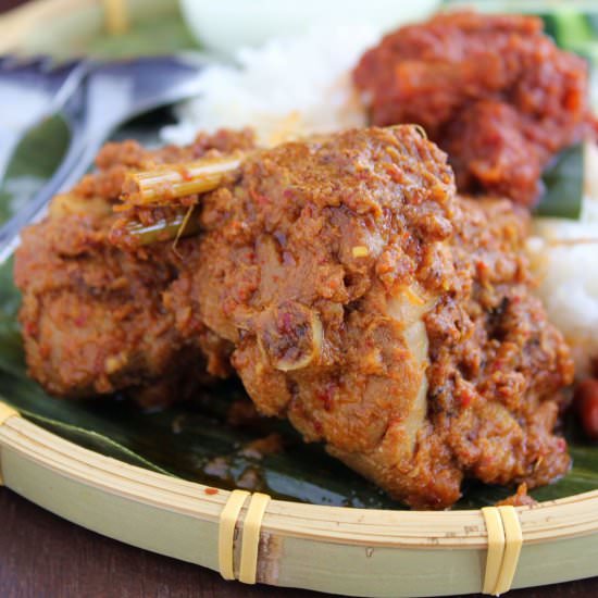 Chicken Rendang (Malaysian Rendang)